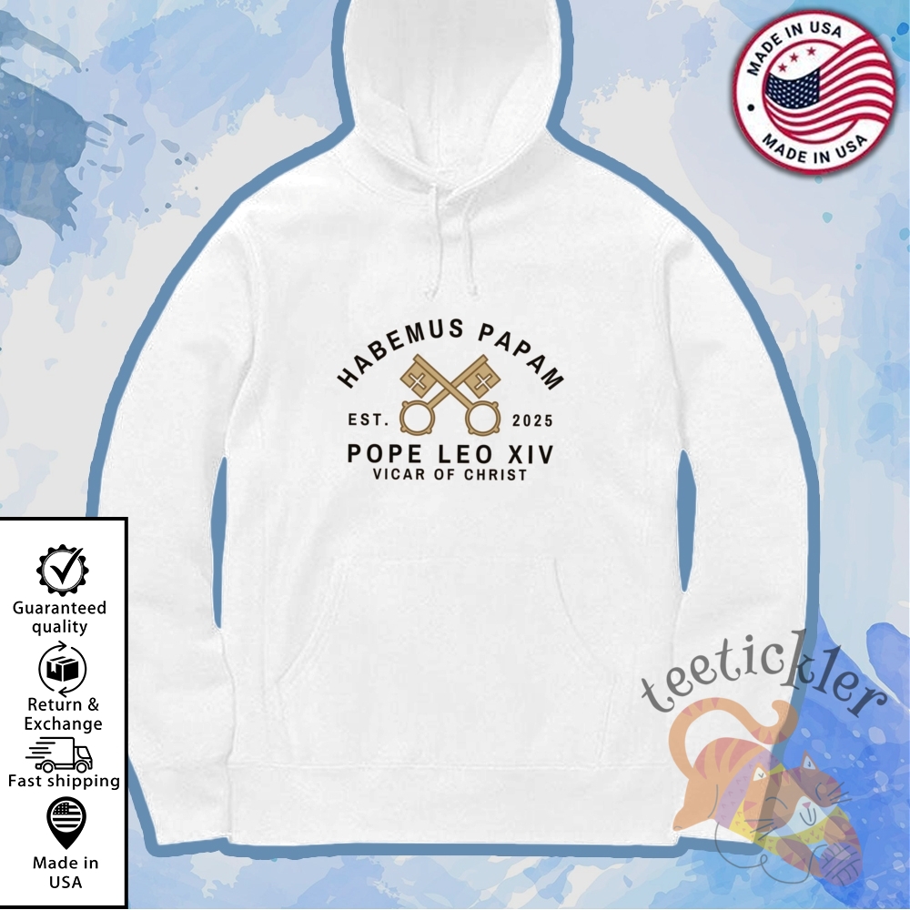 Pope Leo Xiv Shirt New Pope Leo 14 Shirt Vicar Of Christ Vatican Key Shirt 7 Pope Leo XIV Shirt New Pope Leo 14 Shirt Vicar of Christ Vatican Key Shirt