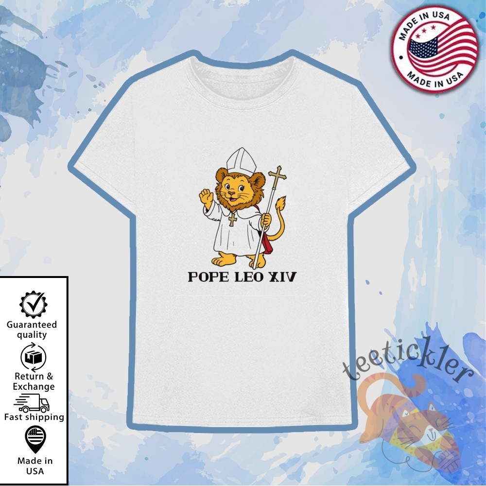 Pope Leo Xiv Lion Shirts Pope Robert Prevost T Shirt