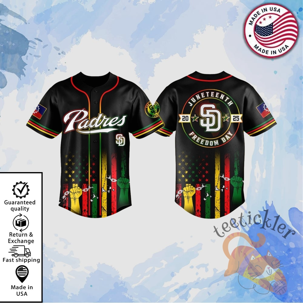 San Diego Padres Juneteenth Day 2025 Jersey