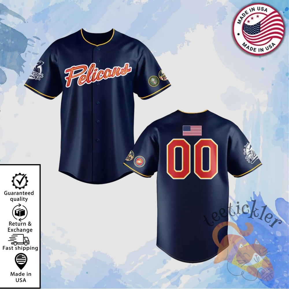 Pelicans 2025 Military Appreciation Night Jersey