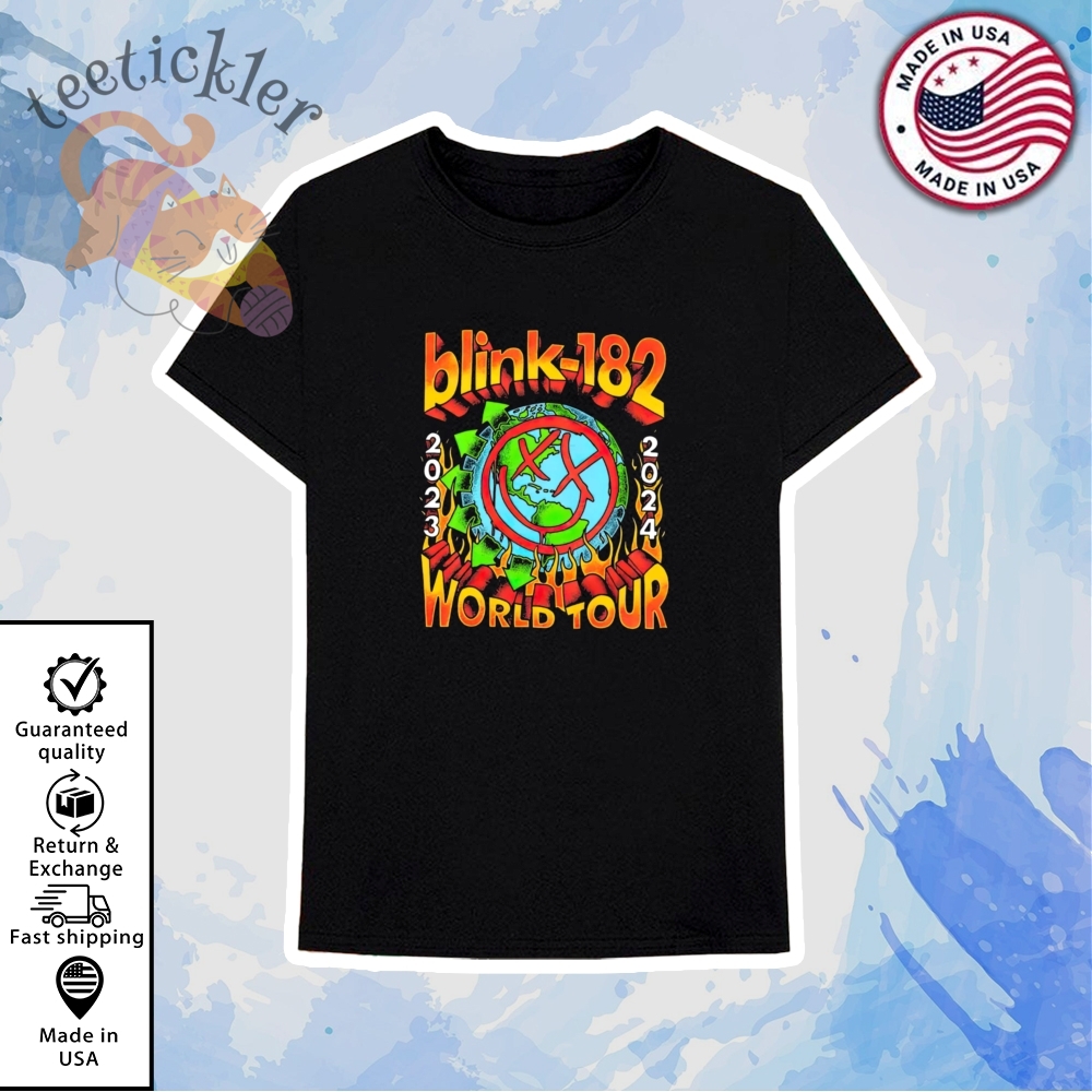 Blink 182 Shirt World Tour 2023 2024 Band Shirt 6 Blink 182 Shirt World Tour 2023 2024 Band Shirt