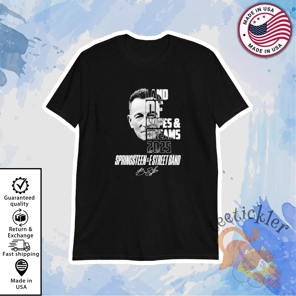 "Top 5 Must-Have Themed T-Shirts: LOTR, WWE, and Sports Apparel" 6 Bruce Springsteen Land Of Hopes And Dreams 2025 Shirt