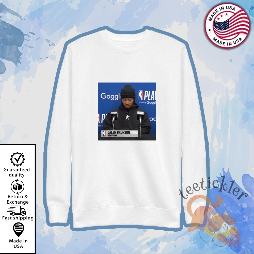 Jalen Brunson Press Conference React Shirts 5 Jalen Brunson Press Conference React Shirts