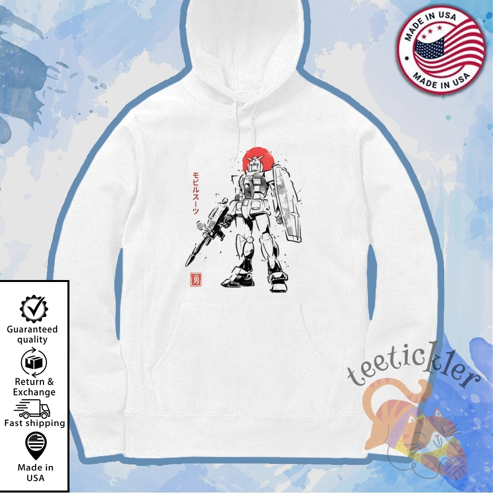 Rx782 Japanese Sumi E Style Mobile Suit Sumi E Shirt 7 RX782 Japanese Sumi E Style Mobile Suit Sumi E Shirt