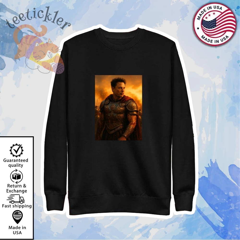 Elon The Conqueror Roman Warrior Armor Shirt Epic Ai Art Tee For History And Tech Fans 5 Elon The Conqueror Roman Warrior Armor Shirt Epic AI Art Tee For History And Tech Fans