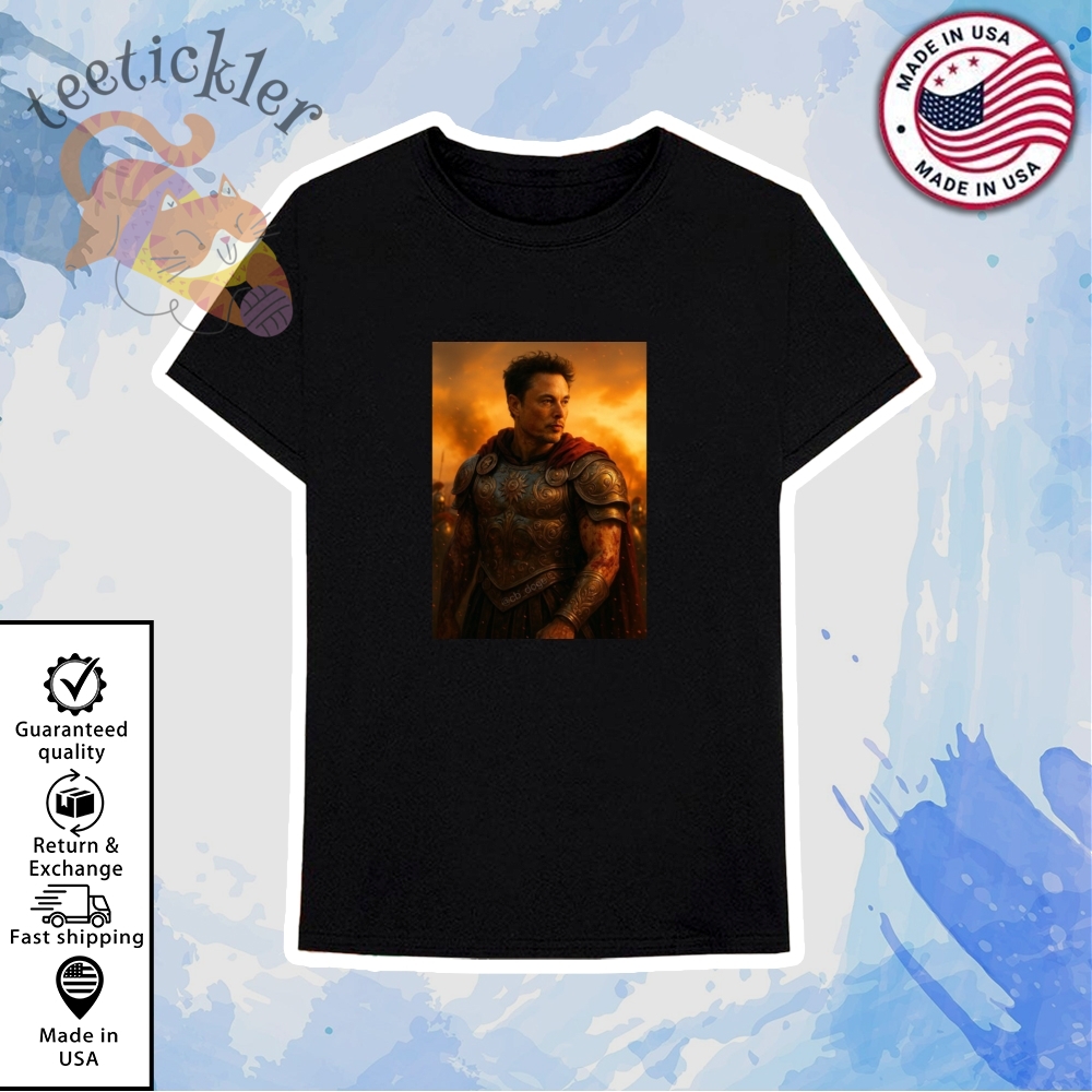 Elon The Conqueror Roman Warrior Armor Shirt Epic Ai Art Tee For History And Tech Fans 6 Elon The Conqueror Roman Warrior Armor Shirt Epic AI Art Tee For History And Tech Fans