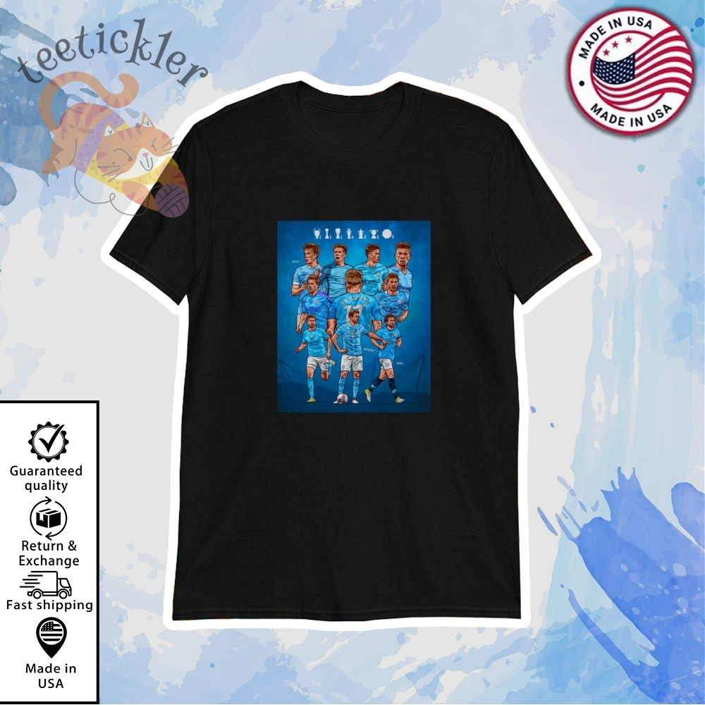 Manchester City Kevin De Bruyne 2015 2025 Art Shirt