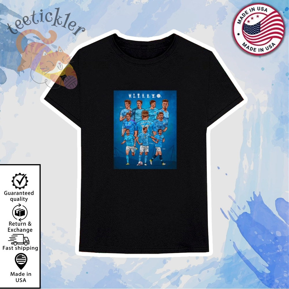 Manchester City Kevin De Bruyne 2015 2025 Art Shirt 6 Manchester City Kevin De Bruyne 2015 2025 Art Shirt
