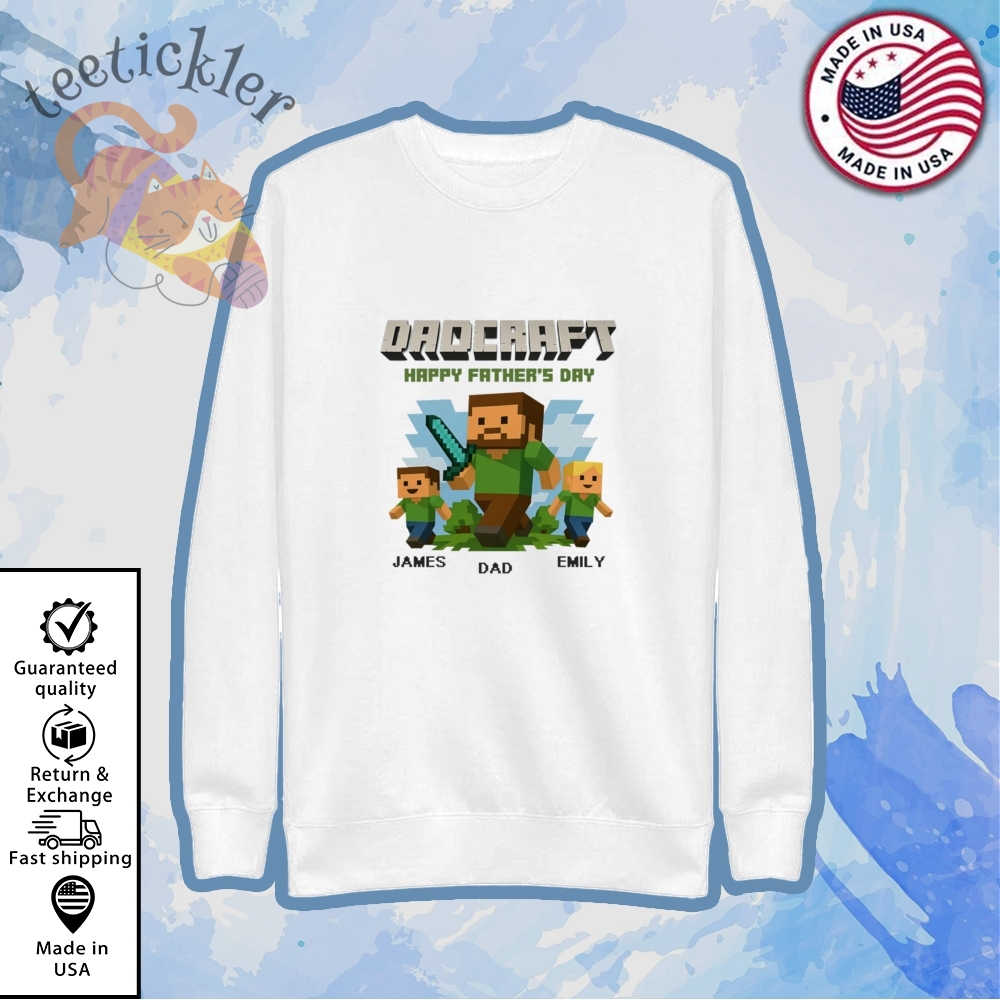 Personalized Minecraft Chicken Jockey Dadcraft Fathers Day Gift Shirt 5 Personalized Minecraft Chicken Jockey DadCraft Fathers Day Gift Shirt