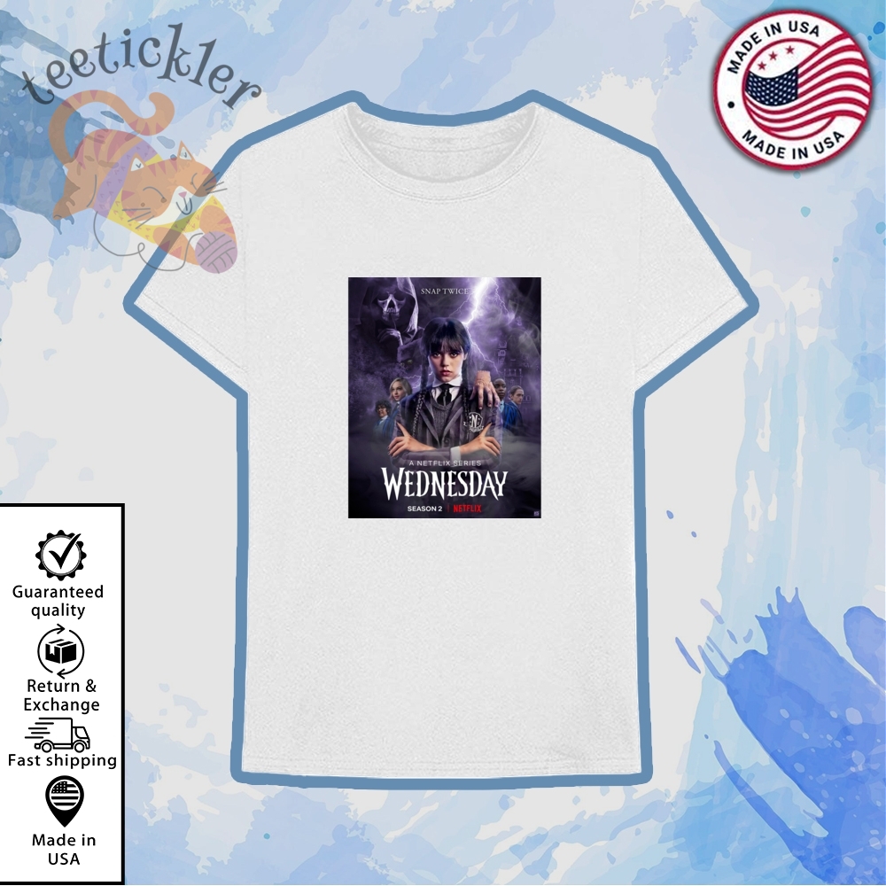 Wednesday Season 2 Concept Poster Shirt