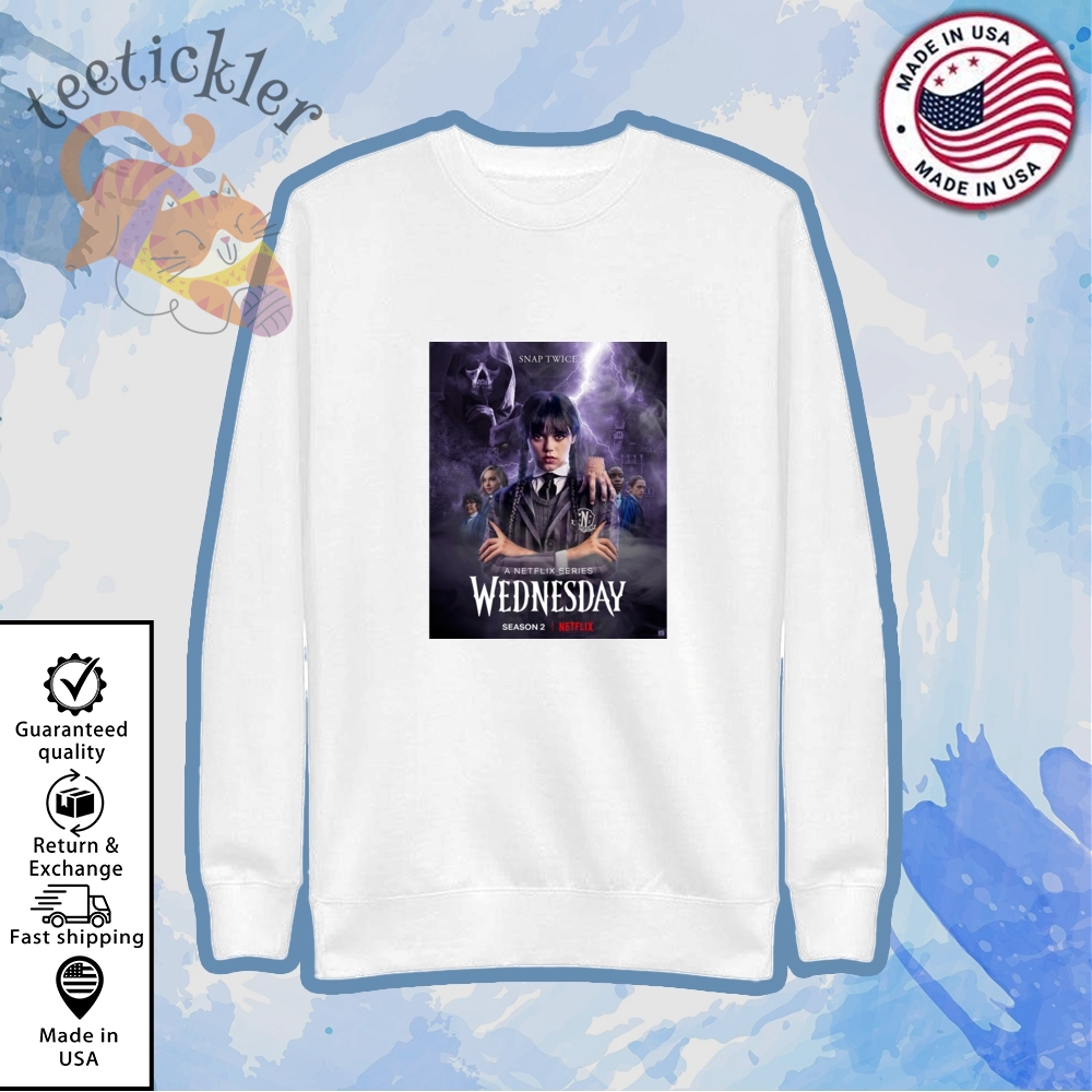 Wednesday Season 2 Concept Poster Shirt 5 Wednesday Season 2 Concept Poster Shirt