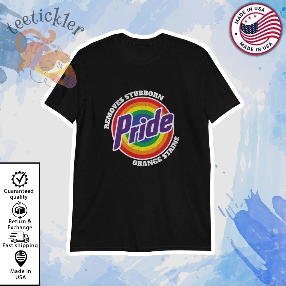 Pride Removes Stubborn Orange Stains Shirt