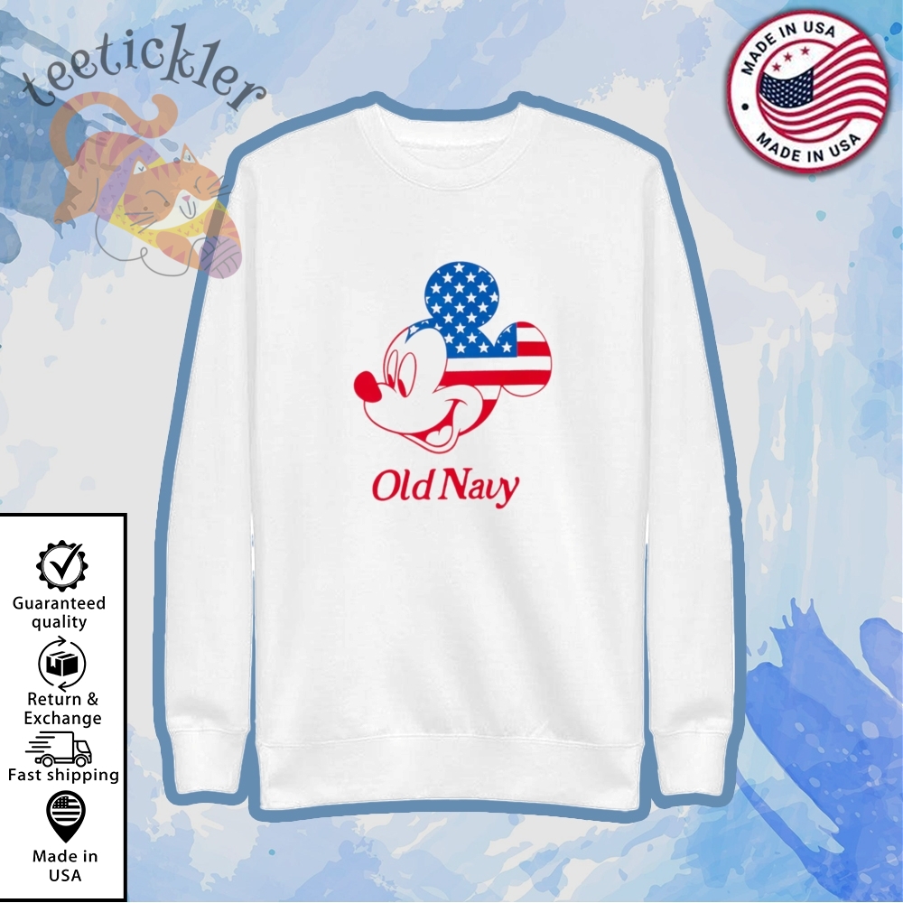 Old Navy Disney Mickey Mouse Flag Logo Shirt 5 Old Navy Disney Mickey Mouse Flag Logo Shirt