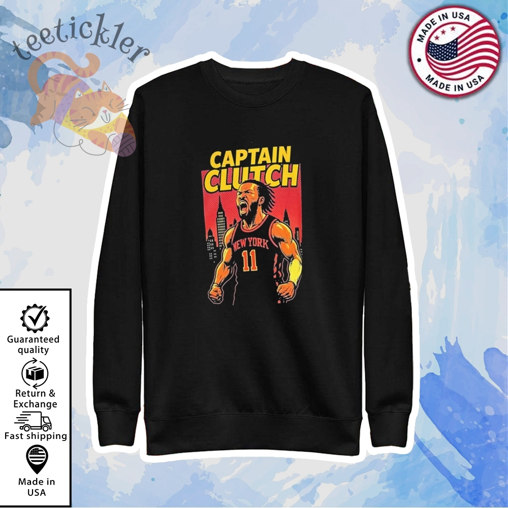 Captain Clutch Jalen Brunson Cartoon Shirt 5 Captain Clutch Jalen Brunson Cartoon Shirt