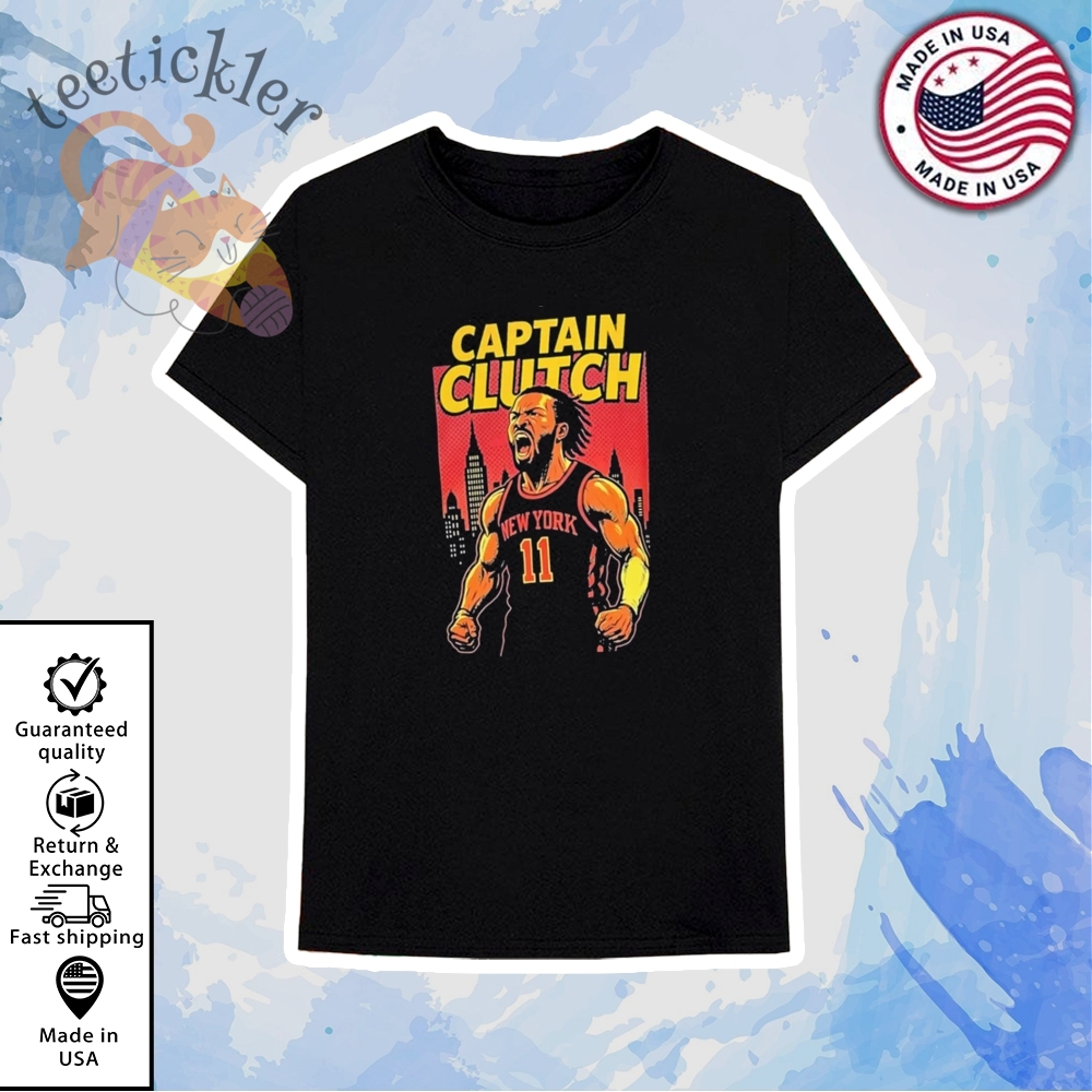 Captain Clutch Jalen Brunson Cartoon Shirt 6 Captain Clutch Jalen Brunson Cartoon Shirt