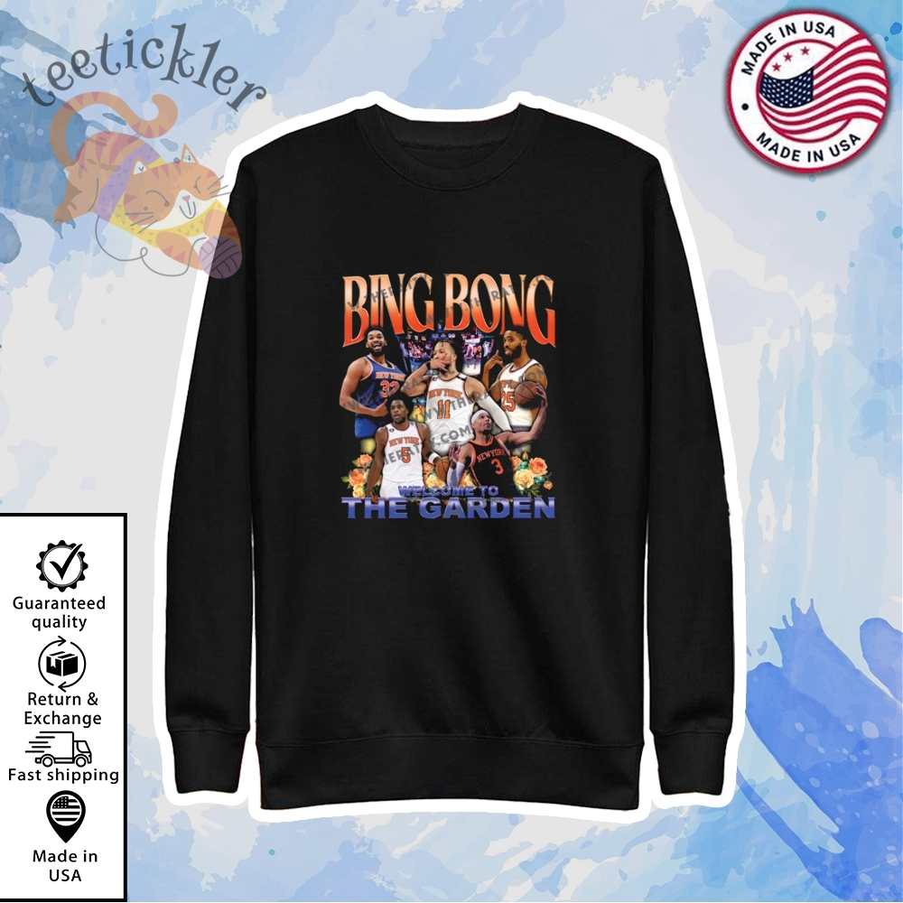 Knicks Josh Hart Bing Bong Welcome To The Garden Shirt 5 Knicks Josh Hart Bing Bong Welcome To The Garden Shirt