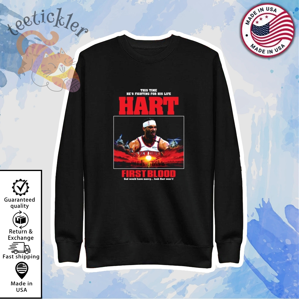 Nba Knicks Josh Hart Rambo First Blood Shirt 5 NBA Knicks Josh Hart Rambo First Blood Shirt