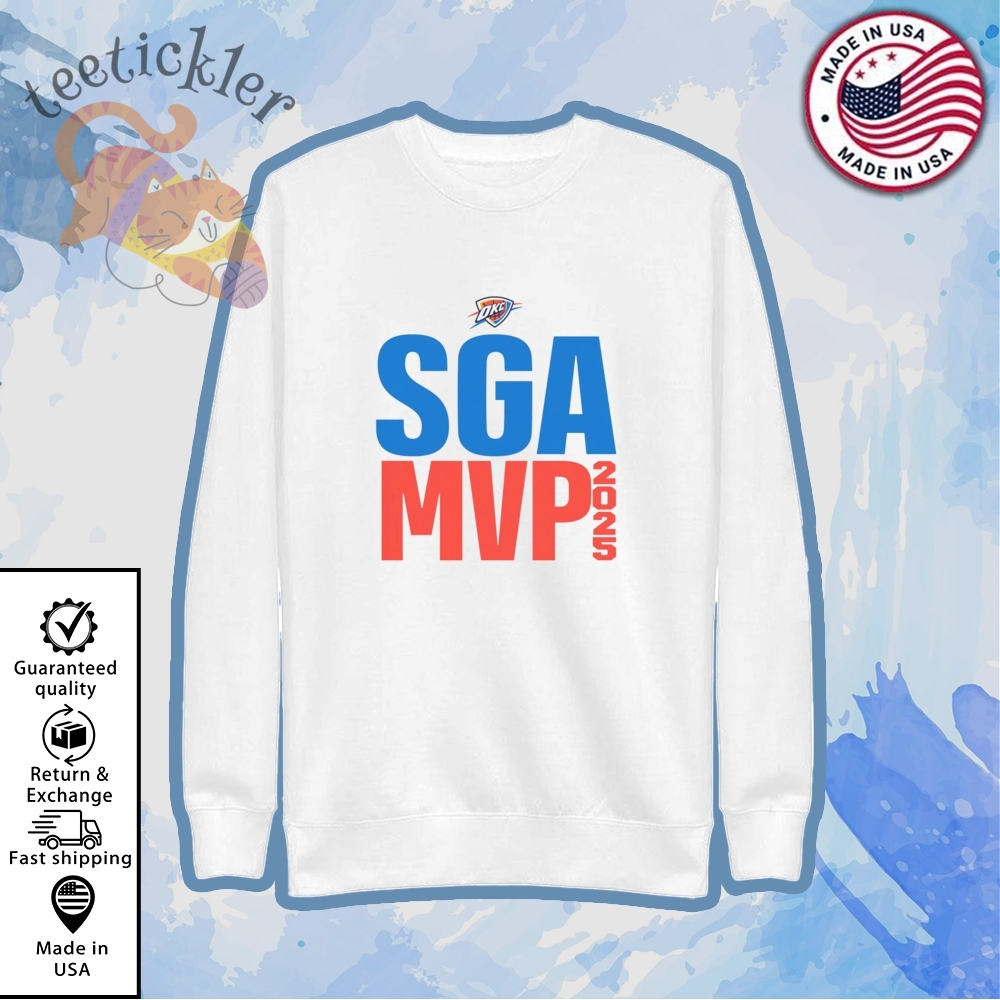 Shai Gilgeous Alexander 2025 Nba Mvp Shirt 5 SHAI GILGEOUS ALEXANDER 2025 NBA MVP SHIRT