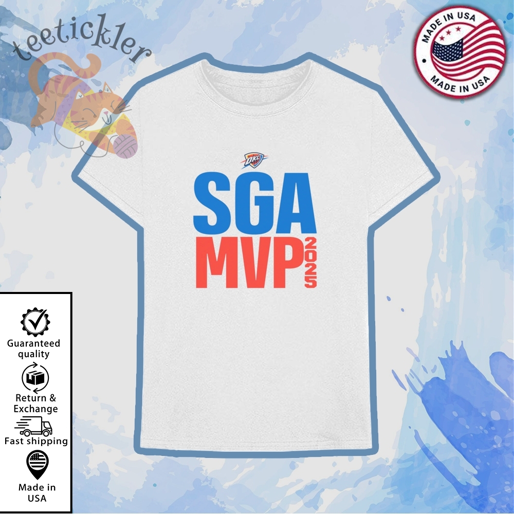 Shai Gilgeous Alexander 2025 Nba Mvp Shirt 6 SHAI GILGEOUS ALEXANDER 2025 NBA MVP SHIRT