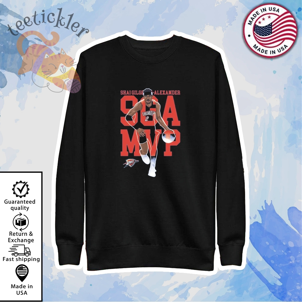 Shai Gilgeous Alexander 2025 Nba Mvp Shirt 5 SHAI GILGEOUS ALEXANDER 2025 NBA MVP SHIRT