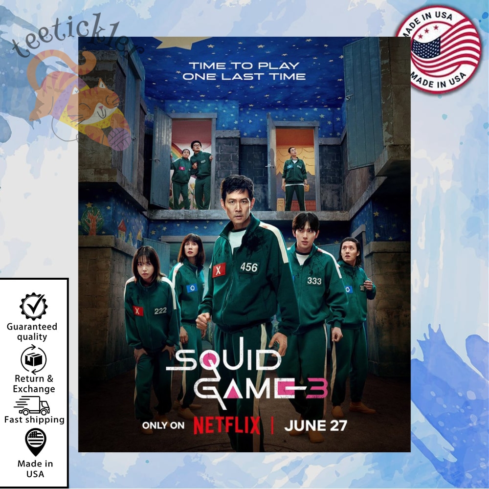 Squid Game Season 3 Netflix Poster