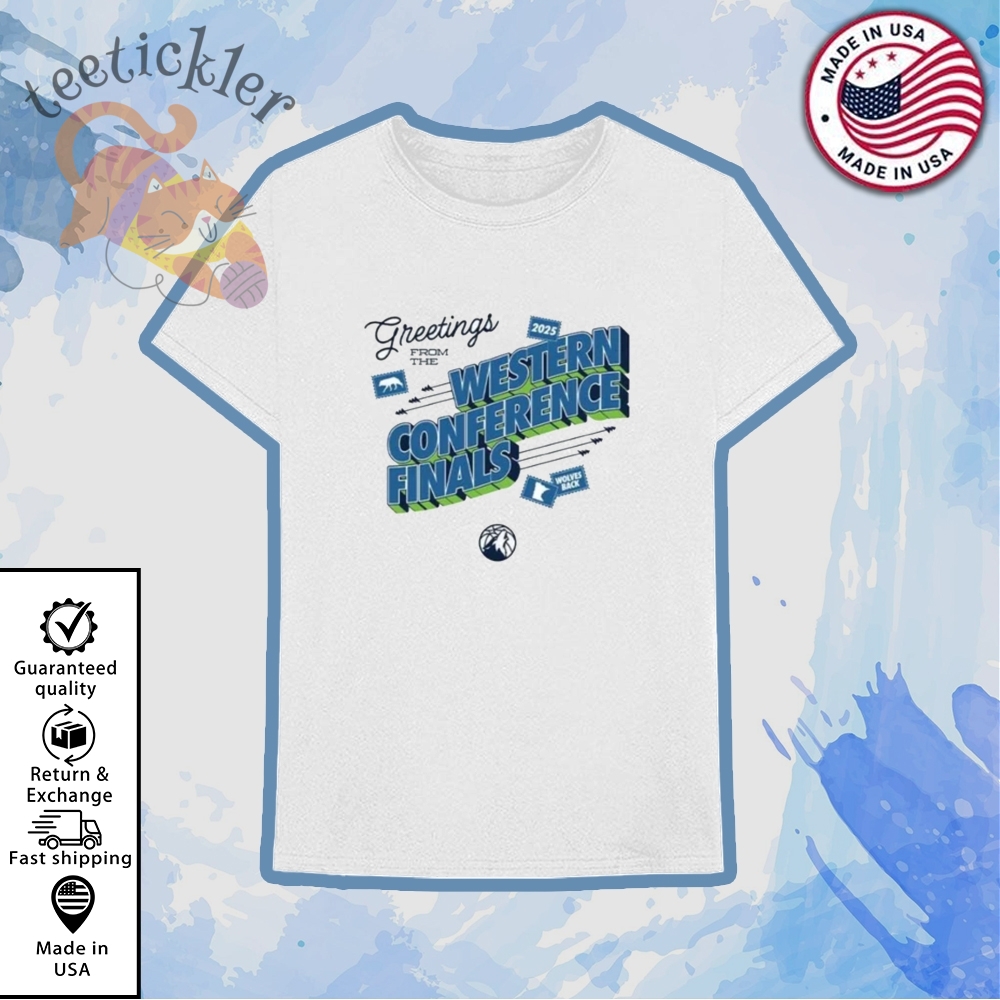 Minnesota Timberwolves 2025 Western Conference Finals Game 4 Shirt