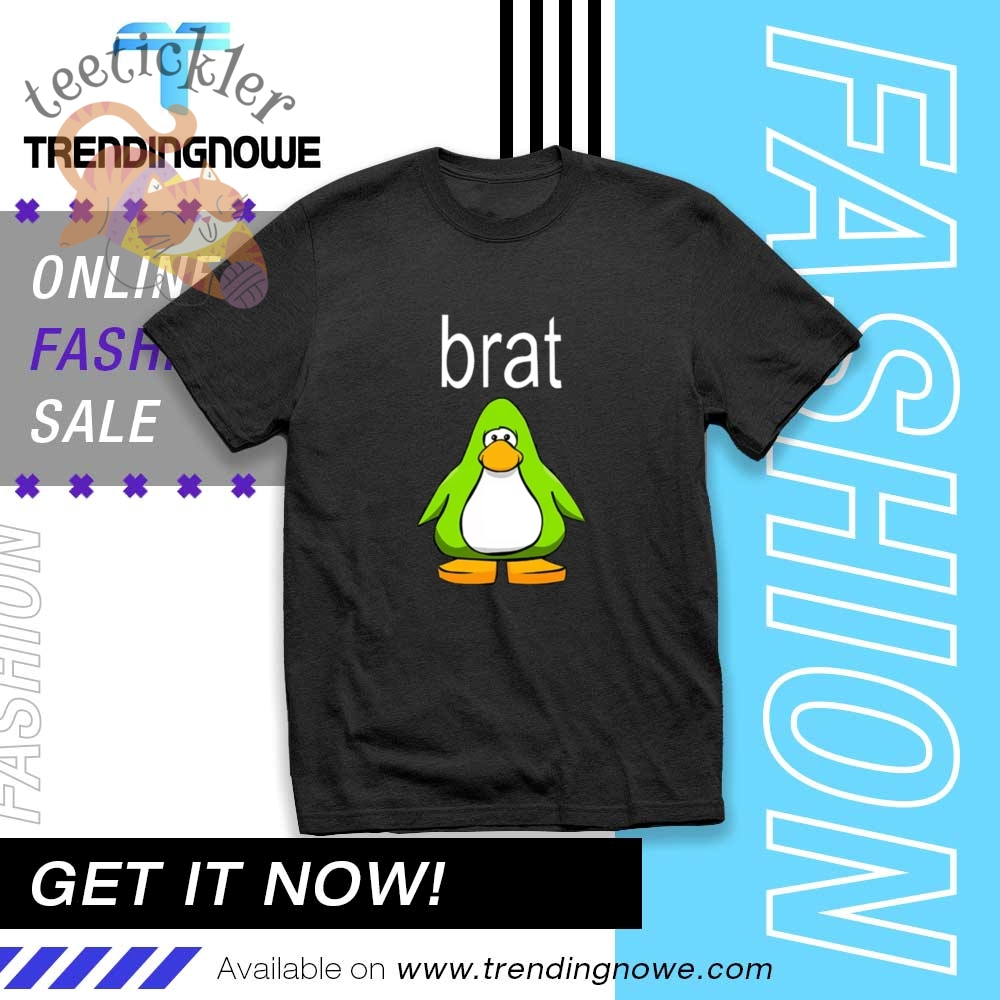 Charli Xcx Brat Penguin Club Brat Shirt