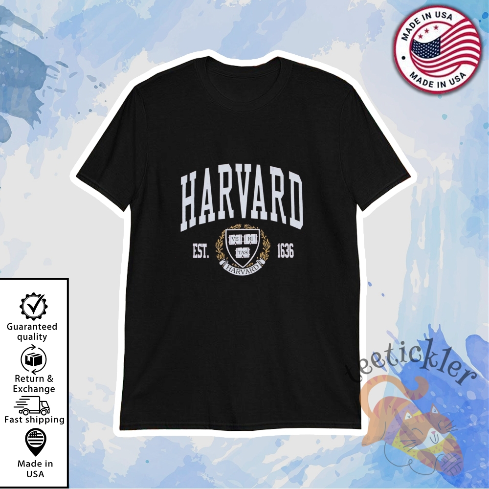 Harvard University Logo 1636 Shirts