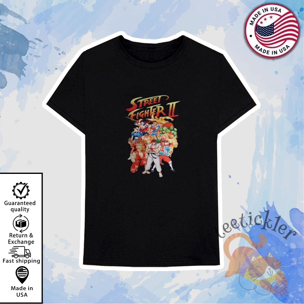 Bioworld Camiseta Street Fighter Character Group Shirt 6 Bioworld Camiseta Street Fighter Character Group Shirt