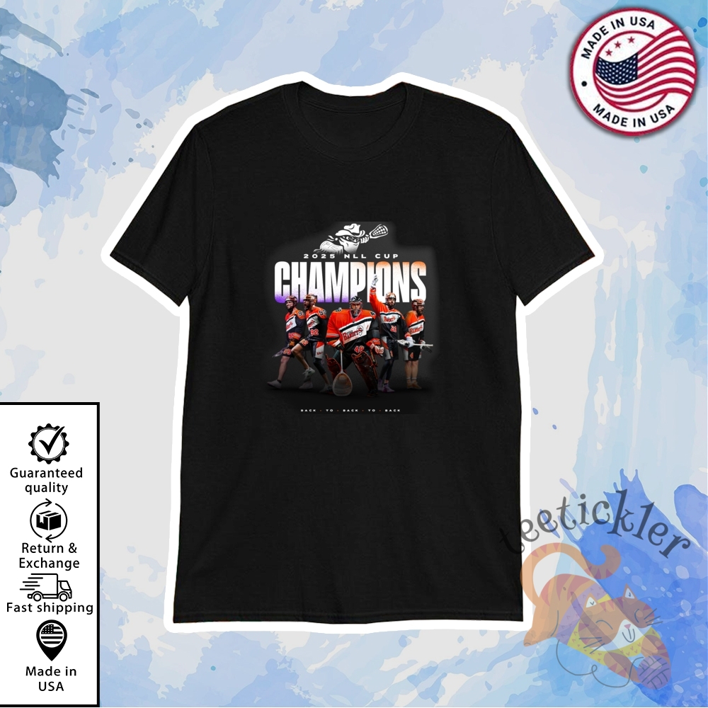 Buffalo Bandits 2025 Nll Cup Champions Shirt