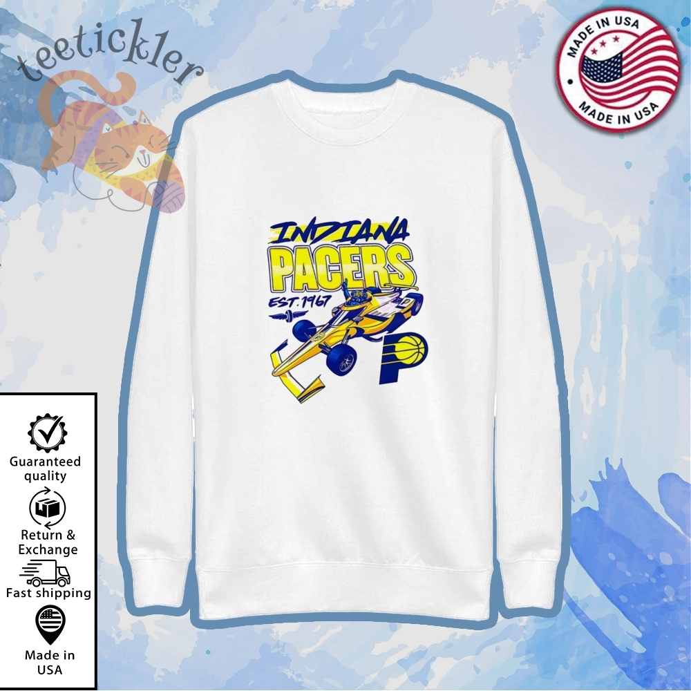 Indiana Pacers Boomer Racing Est 1967 Nba Playoffs 2025 Shirt 5 Indiana Pacers Boomer Racing Est 1967 NBA Playoffs 2025 Shirt