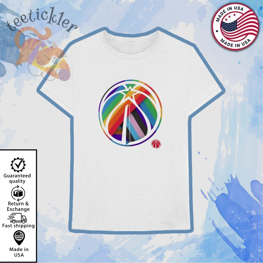 Washington Wizards Team Logo Pride 2025 Shirt