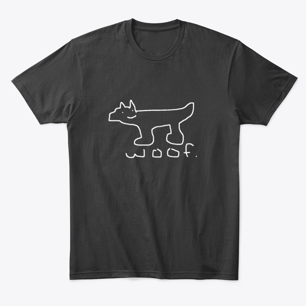 black woofer tshirt