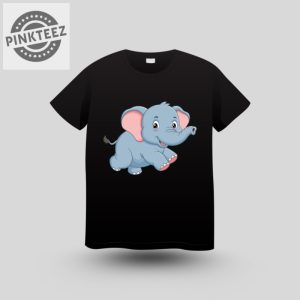 Adorable Baby Elephant Tee 2 Adorable Baby Elephant Tee pinkteez.com 1