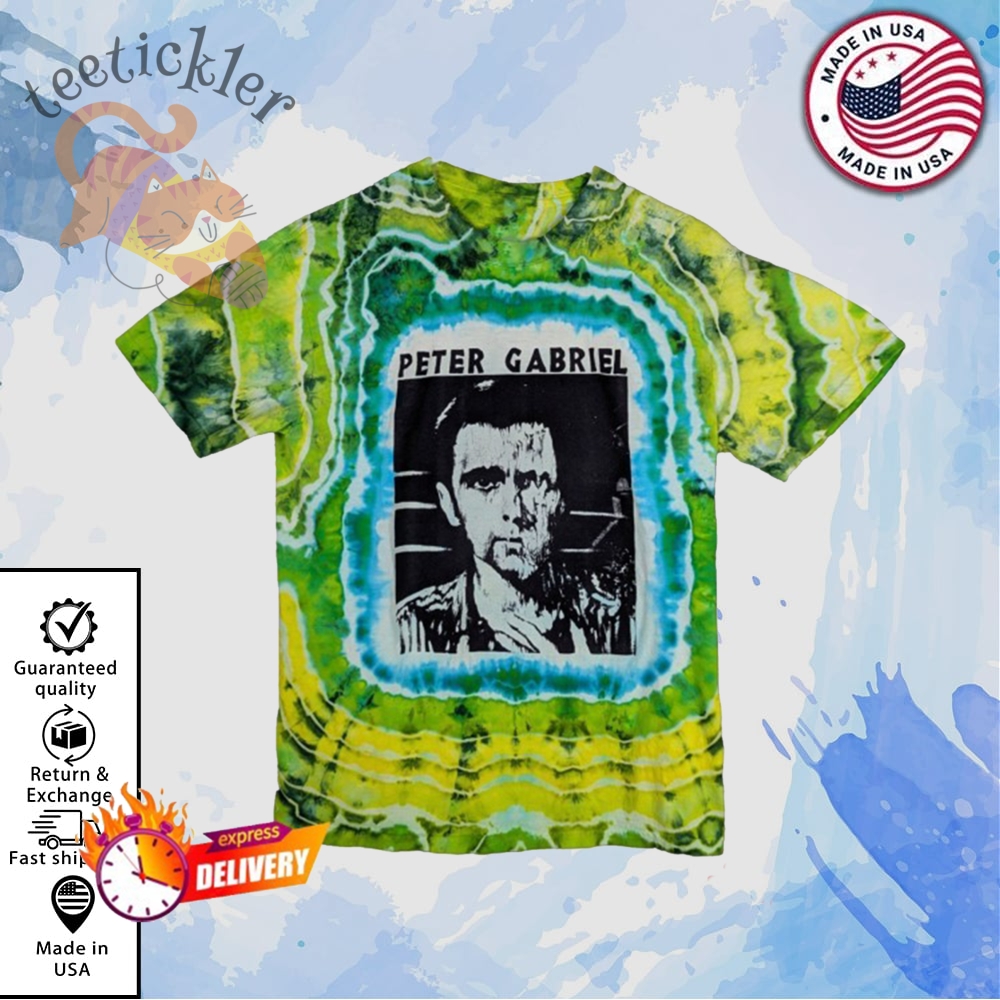 Peter Gabriel Melt Tie Dye Shirt
