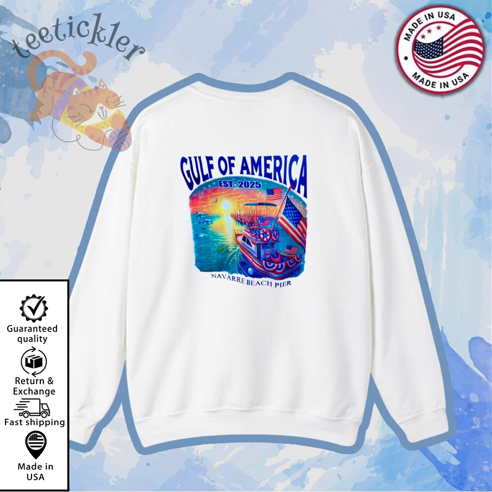 Gulf Of America Est 2025 Navarre Beach Pier Shirt 5 Gulf of America Est 2025 Navarre Beach Pier Shirt
