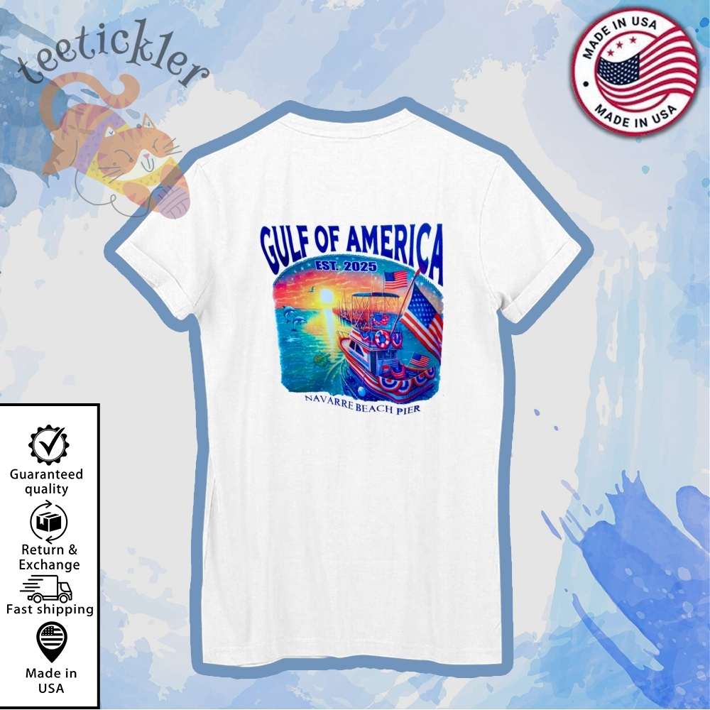 Gulf Of America Est 2025 Navarre Beach Pier Shirt 6 Gulf of America Est 2025 Navarre Beach Pier Shirt