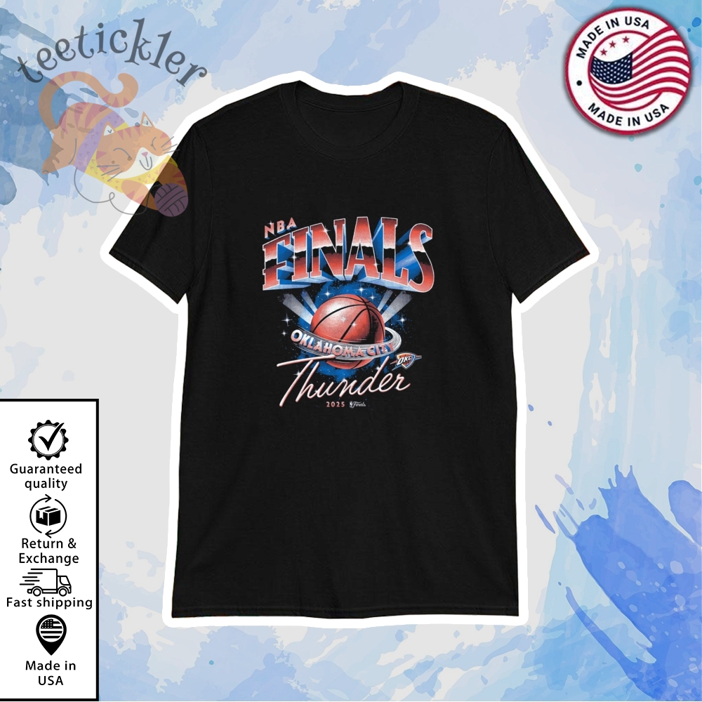 Okc Thunder 2025 Nba Finals Space Shirt teetickler 1