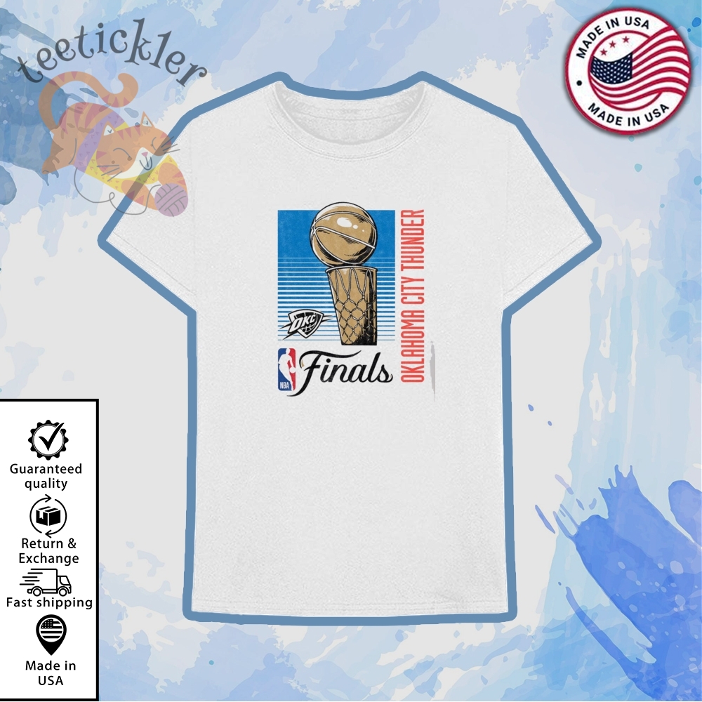Okc Thunder 2025 Nba Finals Retro Lines Shirt