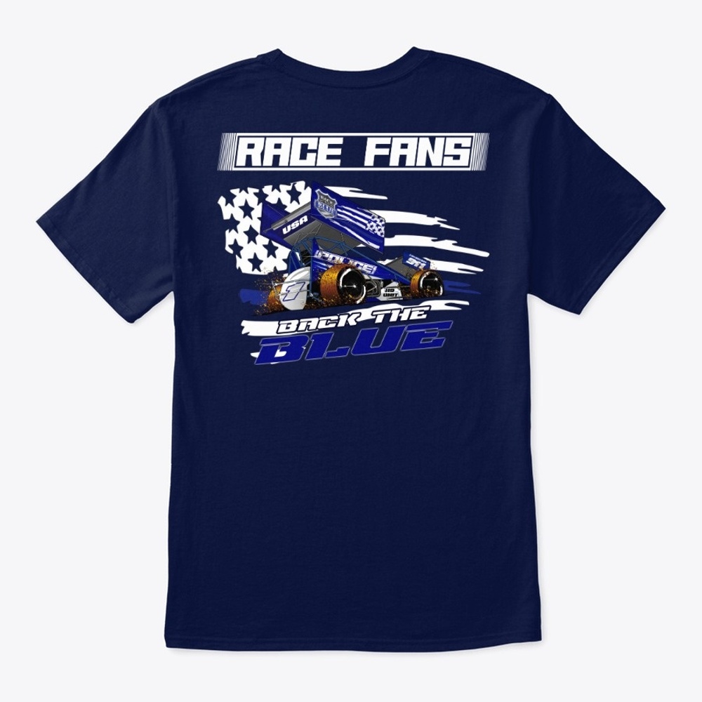 Race Fans Back the Blue