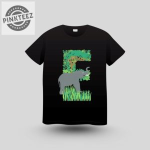 Wild Safari Elephant T-Shirt 2 Wild Safari Elephant T Shirt pinkteez.com 1