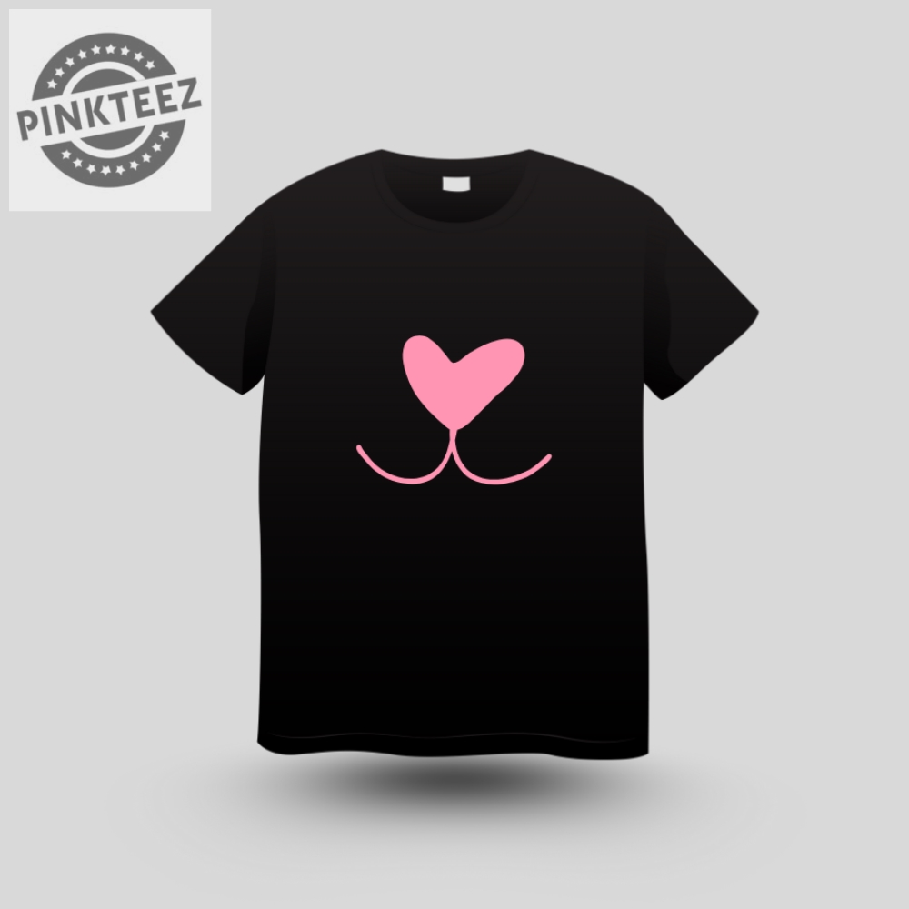 Alpha Dog Heart Nose Tee pinkteez.com 1