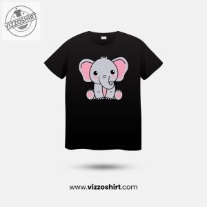 Baby Elephant Unisex T-shirt 2 Baby Elephant Unisex T shirt vizzoshirt.com 1 2