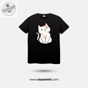 Cute Cat Face Unisex T-shirt 2 Cute Cat Face Unisex T shirt vizzoshirt.com 1