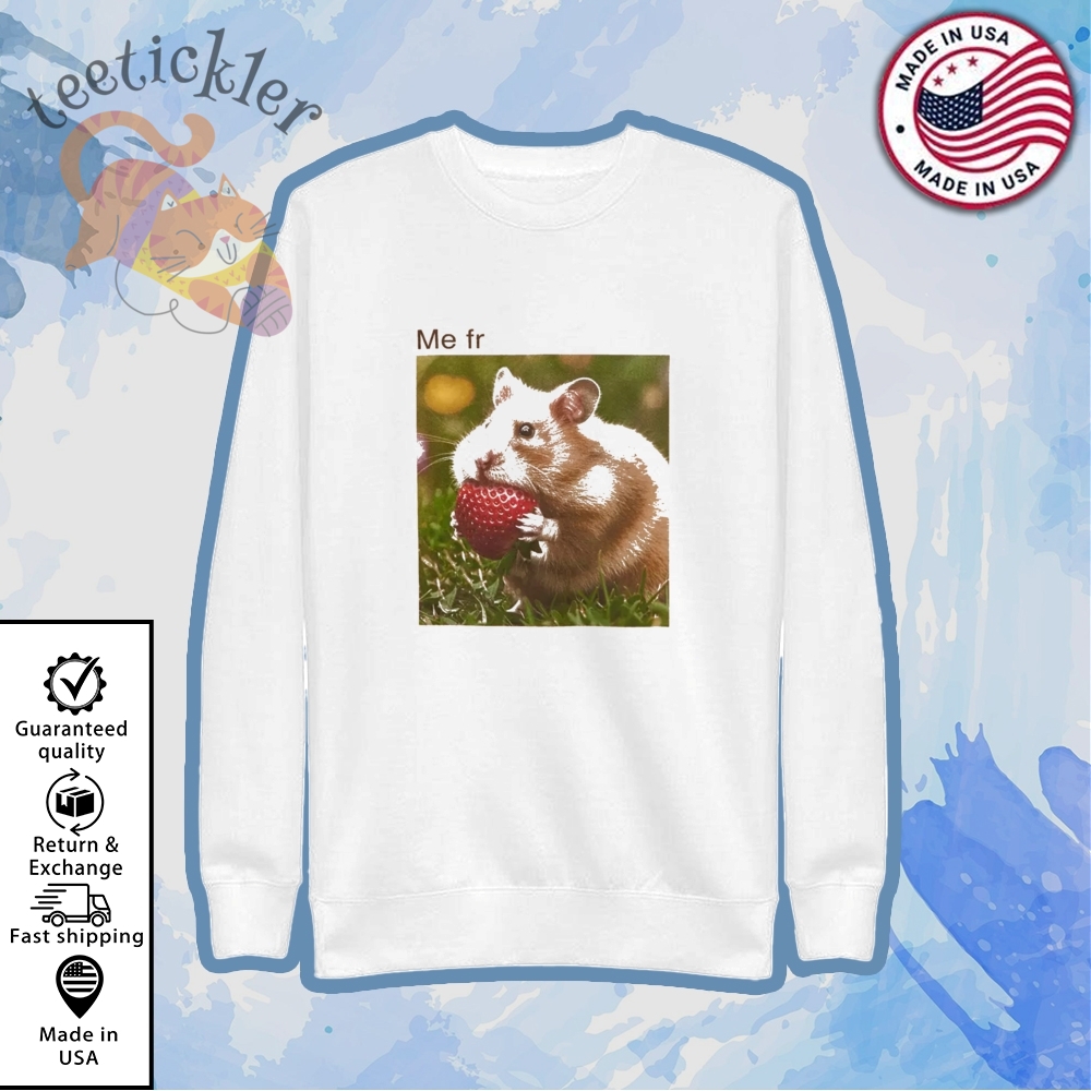 Hamster Eating Strawberry Shirt Funny Goodie Two Sleeves Tee 5 Hamster Eating Strawberry Shirt Funny Goodie Two Sleeves Tee