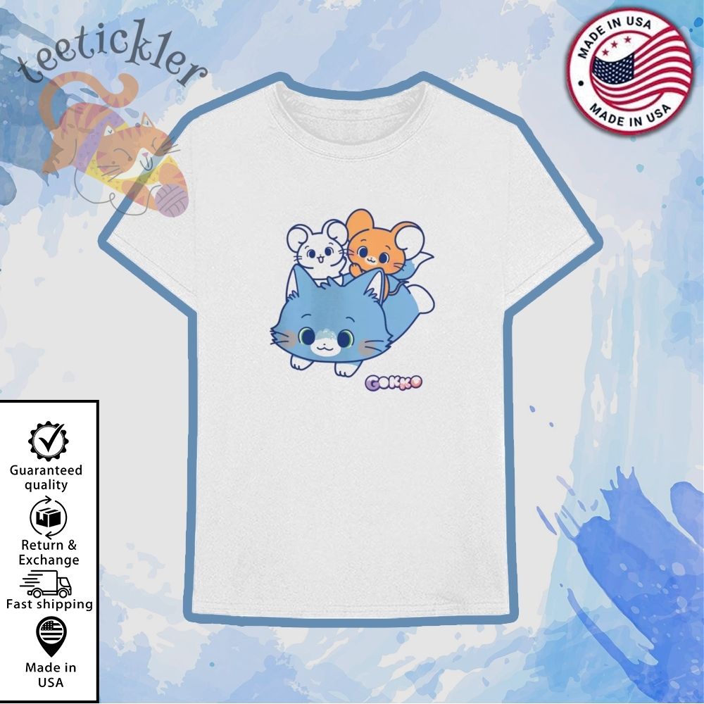 Tom And Jerry Gokko Trio Girls Shirt Cartoon Classic Tee 6 Tom and Jerry Gokko Trio Girls Shirt Cartoon Classic Tee