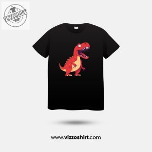Red T-Rex Unisex T-shirt 2 Red T Rex Unisex T shirtt vizzoshirt.com 1