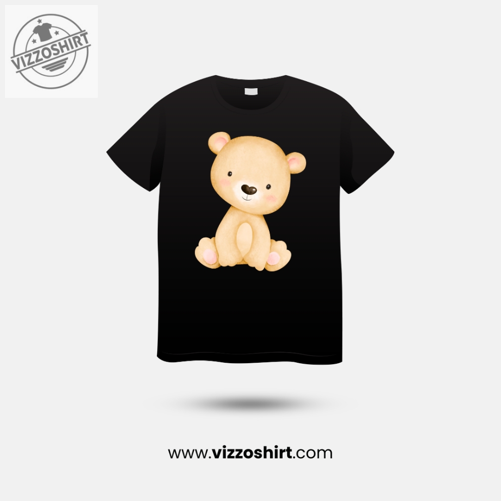 Adorable Bear Unisex T shirt vizzoshirt.com 1