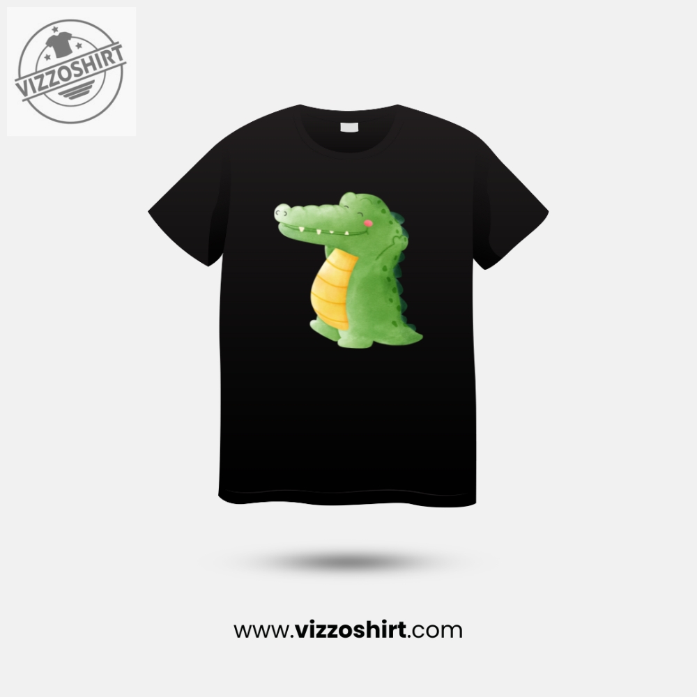 Happy Alligator Unisex T shirt vizzoshirt.com 1