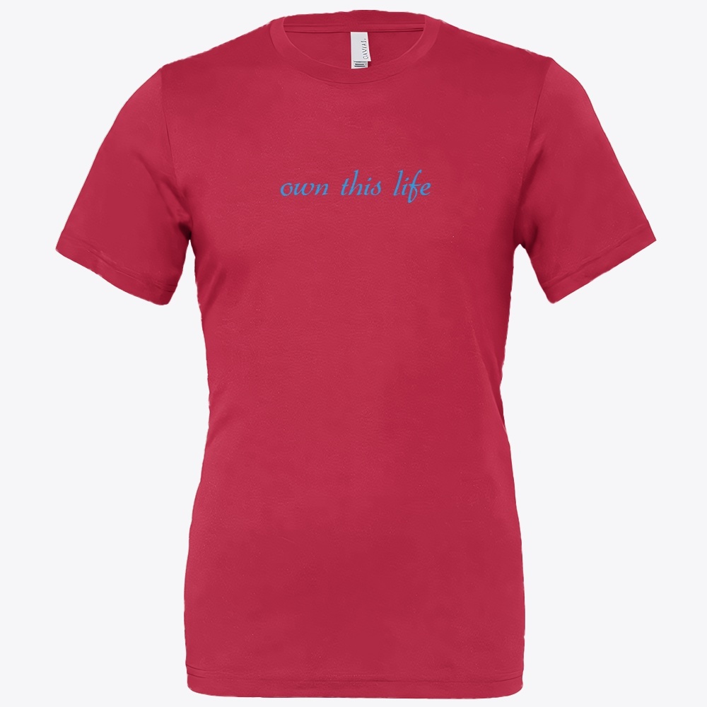 clever fox own life unisex jersey tee